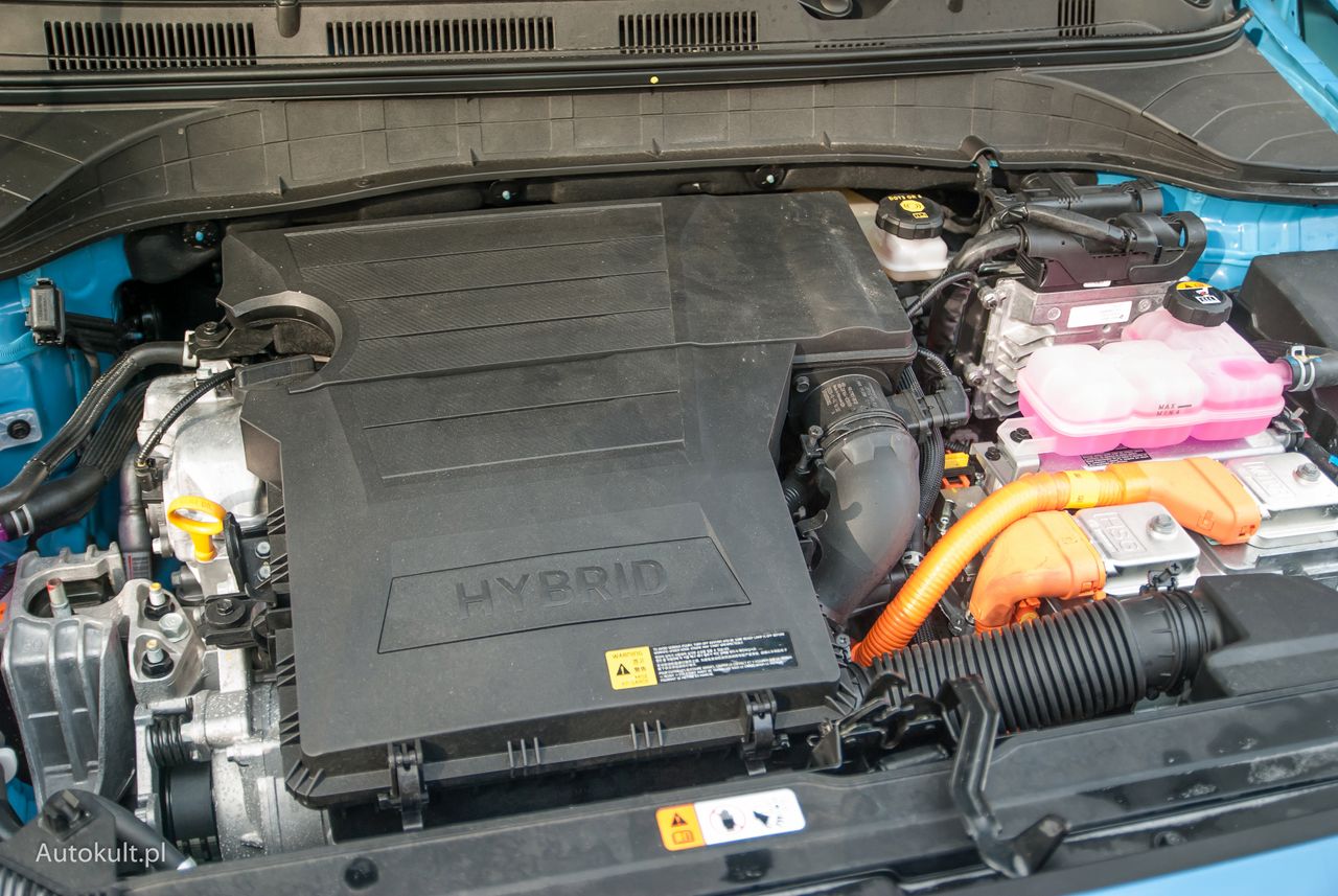Hyundai Kona hybrid - silnik
