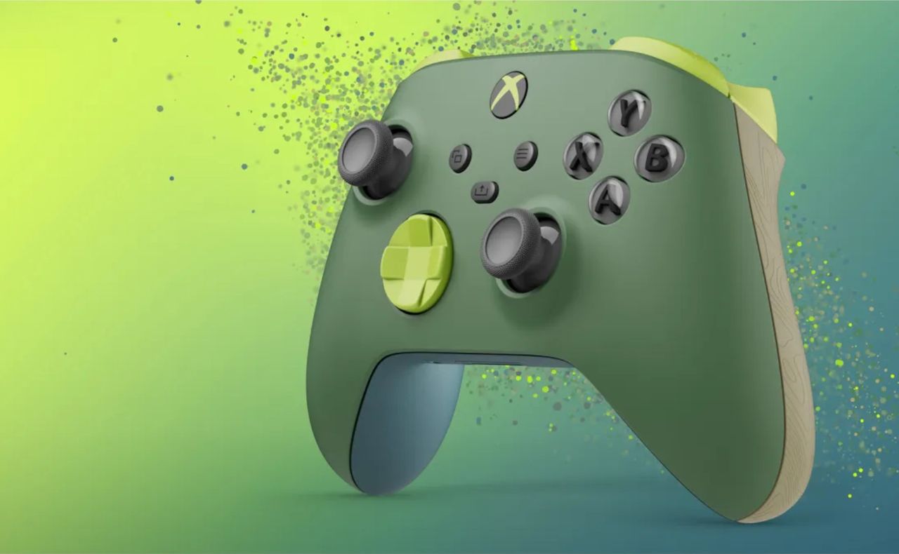 Zielony pad do Xboxa. Powstał ze zmielonych płyt CD