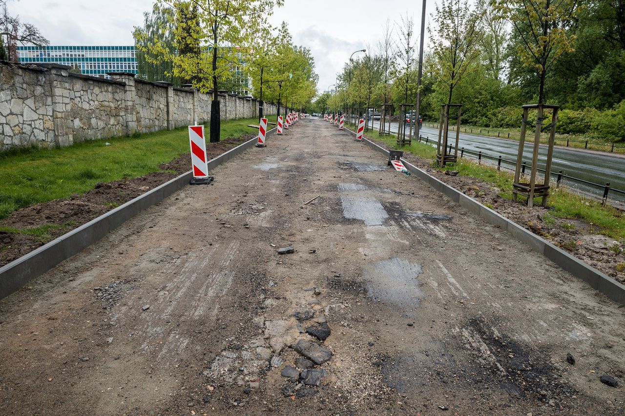 Warszawa. Powstaną nowe chodniki na ul. Wałbrzyskiej