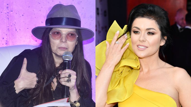 Dorota Wróblewska komentuje kanarkową kreację Katarzyny Cichopek z Telekamer: "Dwa kwiatki w tym JEDEN ZA DUŻO" (FOTO)