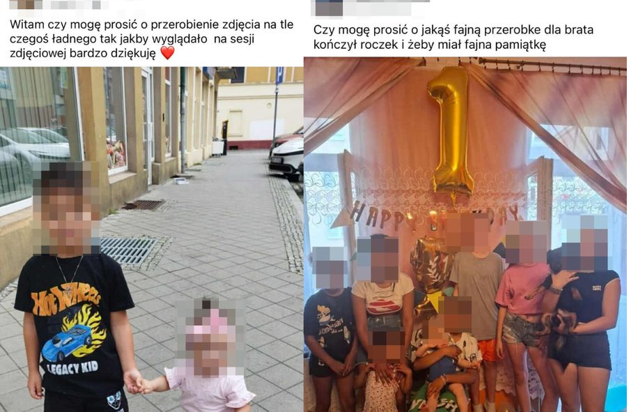 Przerabianie zdjęć dzieci - niepokojący trend w internecie
