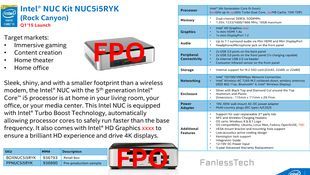 Intel NUC 2.0 NUC5i5RYK Rock Canyon komputer mini-PC