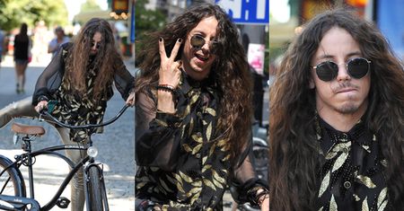 Michał Szpak Z BRÓDKĄ wychodzi z TVN-u! (ZDJĘCIA)