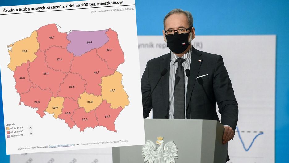 Trzecia fala epidemii. Kolejne regiony kwalifikują się do zaostrzenia restrykcji