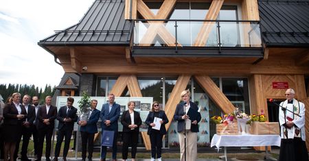 Otwarcie nowoczesnego budynku dla mieszkańców Poronina