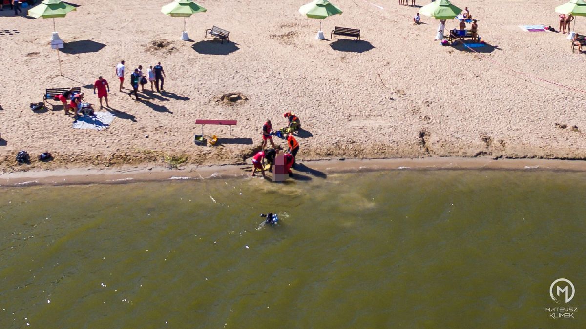 40-latek utonął na Mazurach