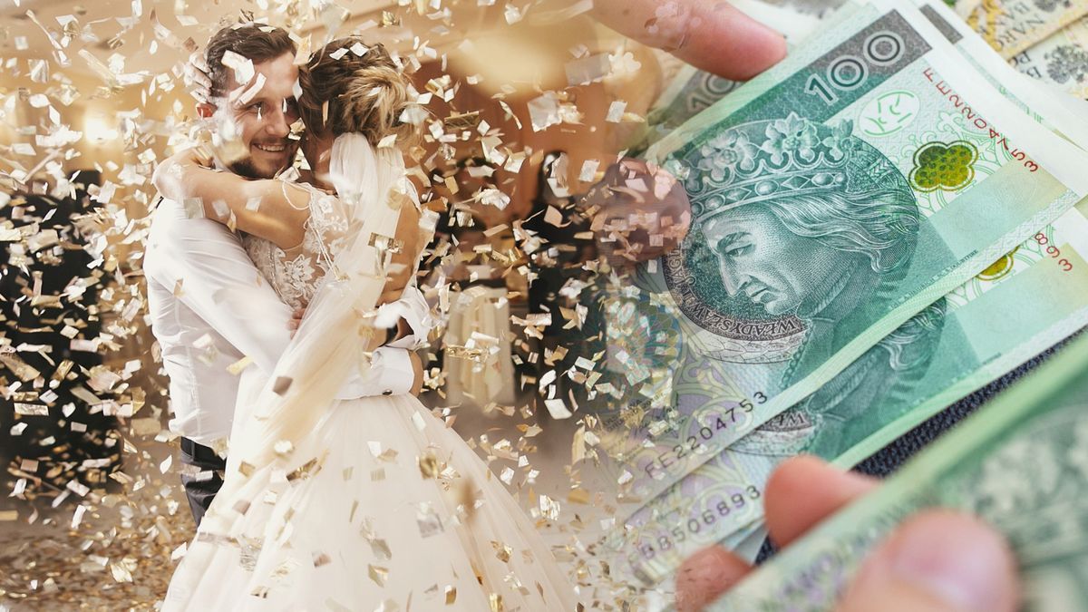 Ile Polacy wkładają do koperty weselnej?