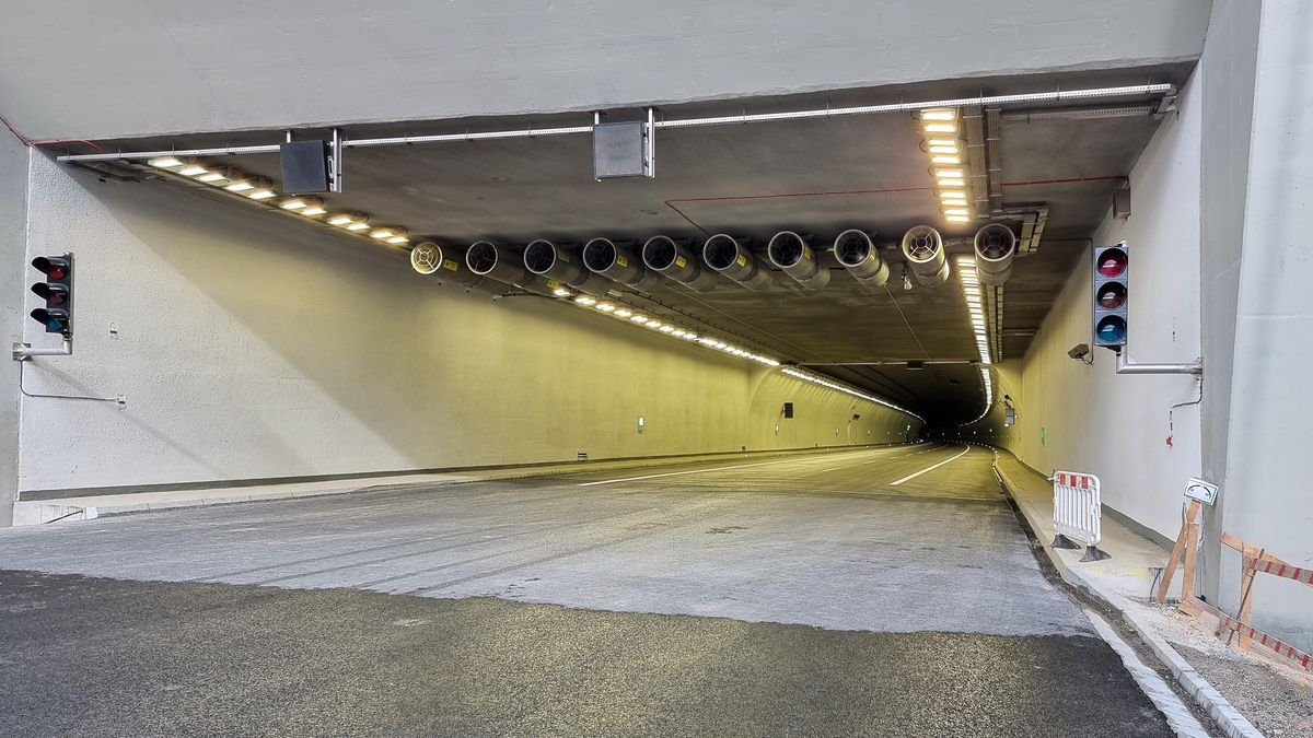 Tunel w ciągu zakopianki