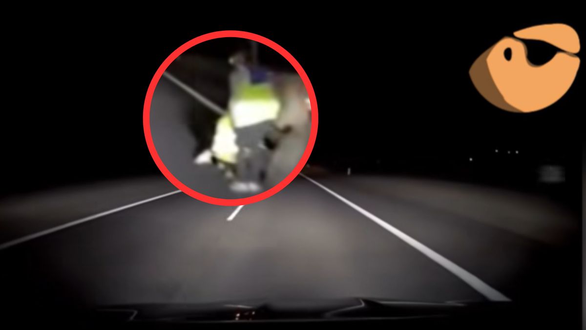 Zmieniali koło na autostradzie. Mogło dojść do tragedii.