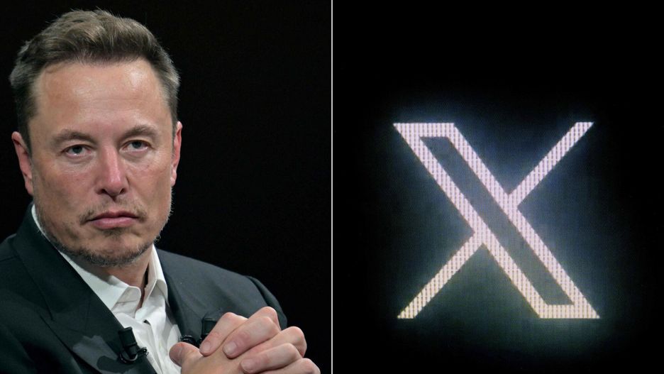Archiwum zagraniczne East News 2023-10
(COMBO) This combination of pictures created on October 10, 2023, shows (L)
SpaceX, Twitter and electric car maker Tesla CEO Elon Musk during his visit at the Vivatech technology startups and innovation fair at the Porte de Versailles exhibition center in Paris, on June 16, 2023 and (R) the new Twitter logo rebranded as X, pictured on a screen in Paris on July 24, 2023.. The EU's digital chief Thierry Breton warned Elon Musk on October 10, 2023, that his platform X, formerly Twitter, is spreading "illegal content and disinformation", in a letter seen by AFP. (Photo by Alain JOCARD / AFP)
ALAIN JOCARD
