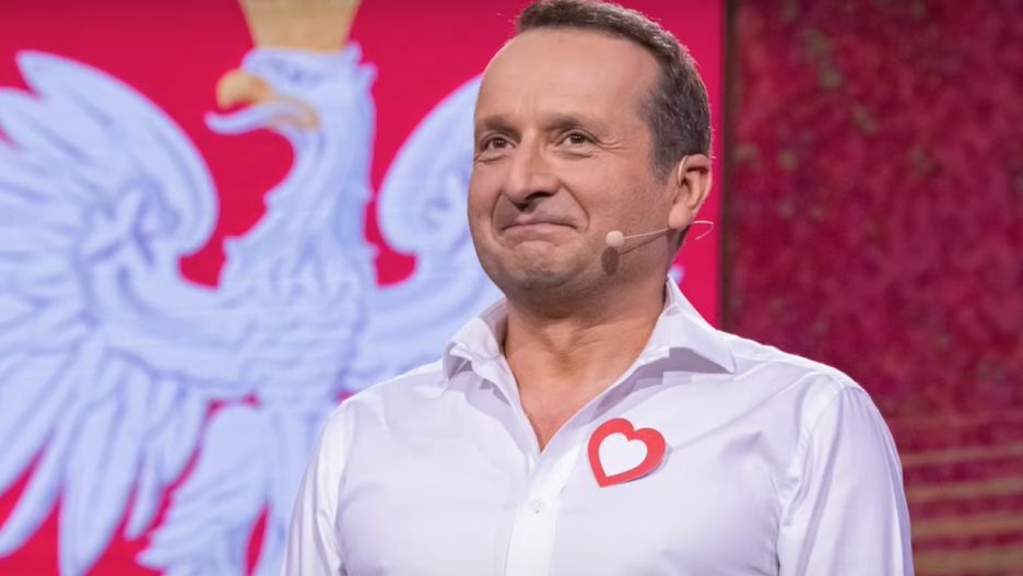 Robert Górski jako Donald Tusk w "Posiedzeniu rządu"
