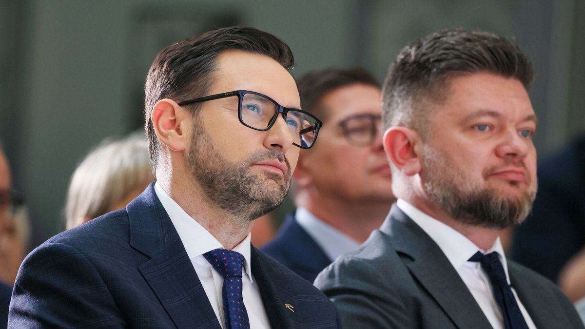 Na zdjęciu prezes Daniel Obajtek i Adam Burak, jeden z członków zarządu