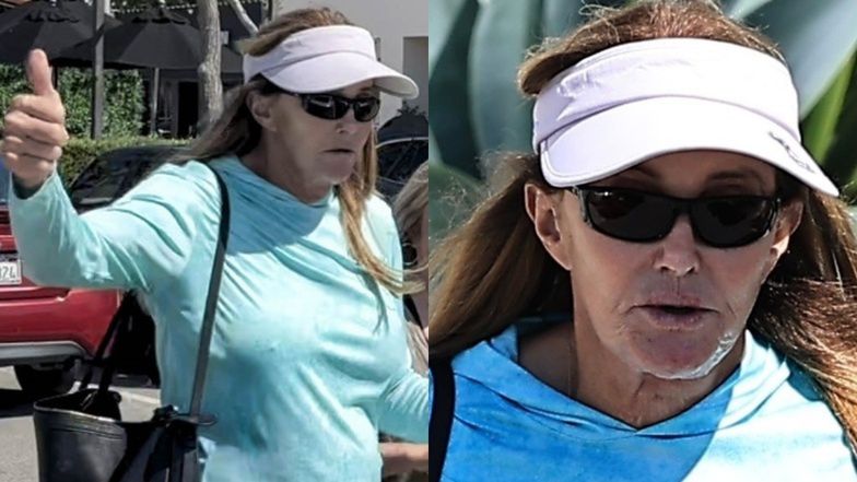 Caitlyn Jenner na spacerze w Malibu