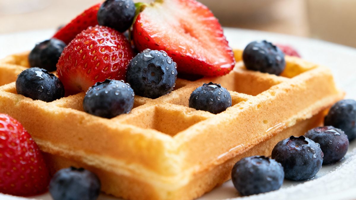 Do gofrów dorzucam pewien składnik