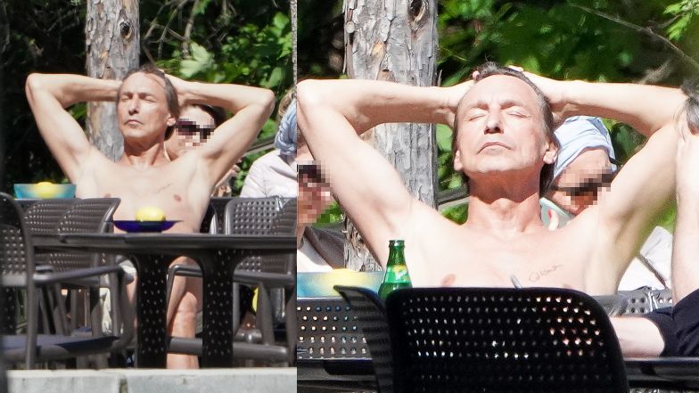 Paul Montana zdjął koszulkę w restauracji