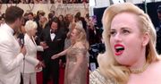 Oscary 2020: WPADKA Rebel Wilson na czerwonym dywanie. Matka Keanu Reevesa nie podała jej ręki (WIDEO)