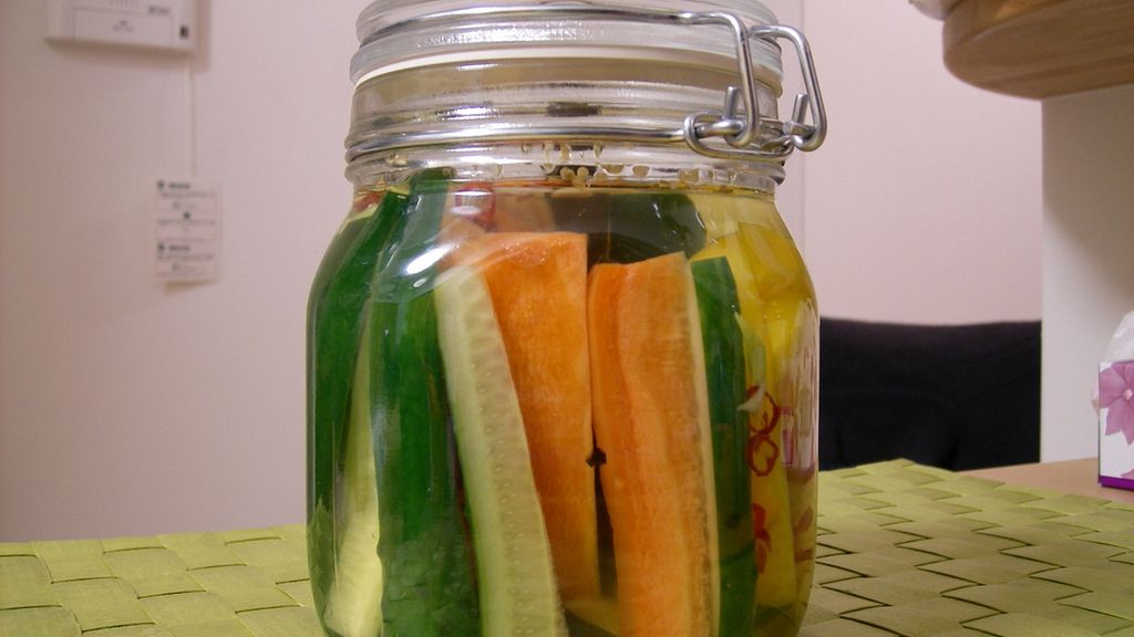 Ogórki konserwowe z marchewką