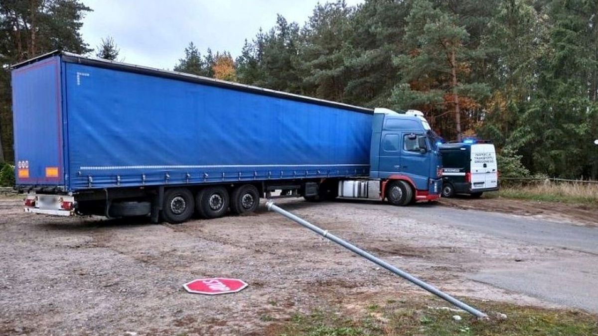 Kierowca uciekał przed inspektorami 