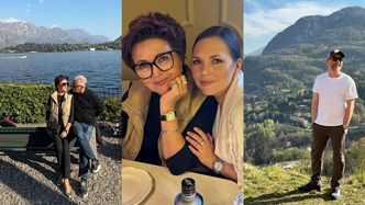 Aleksandra Kwaśniewska chwali się rodzinnym wypadem nad jezioro Como. Fajnie tam mają? (ZDJĘCIA)