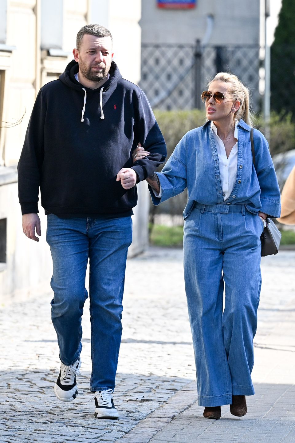Sylwia Peretti z partnerem