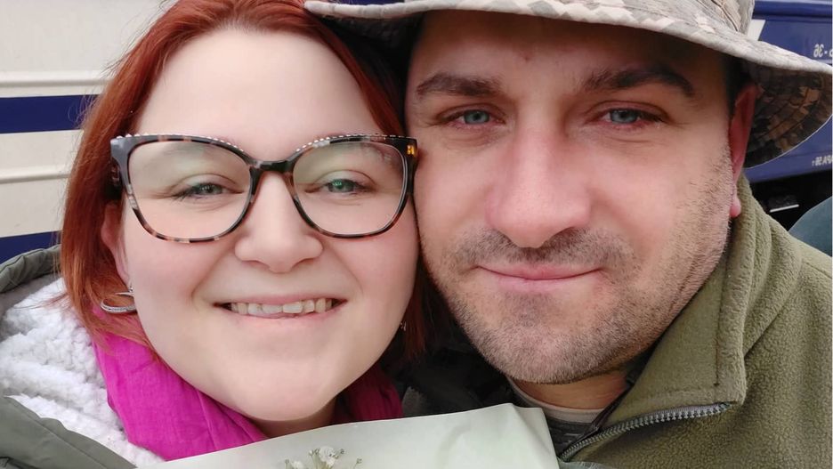 Michalina i Andriy Nesterenko na pierwszym spotkaniu od ośmiu miesięcy