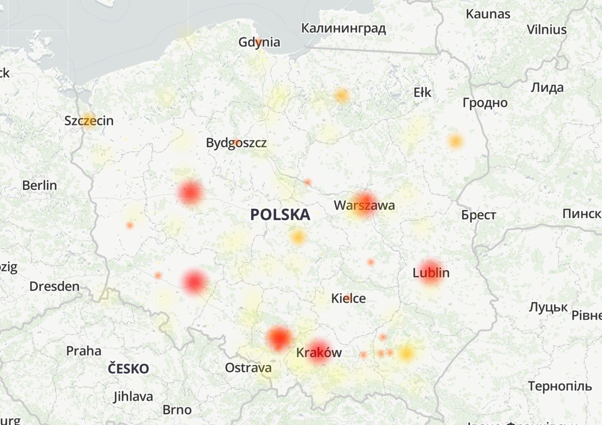 Messenger nie działa. Nie można wysyłać wiadomości