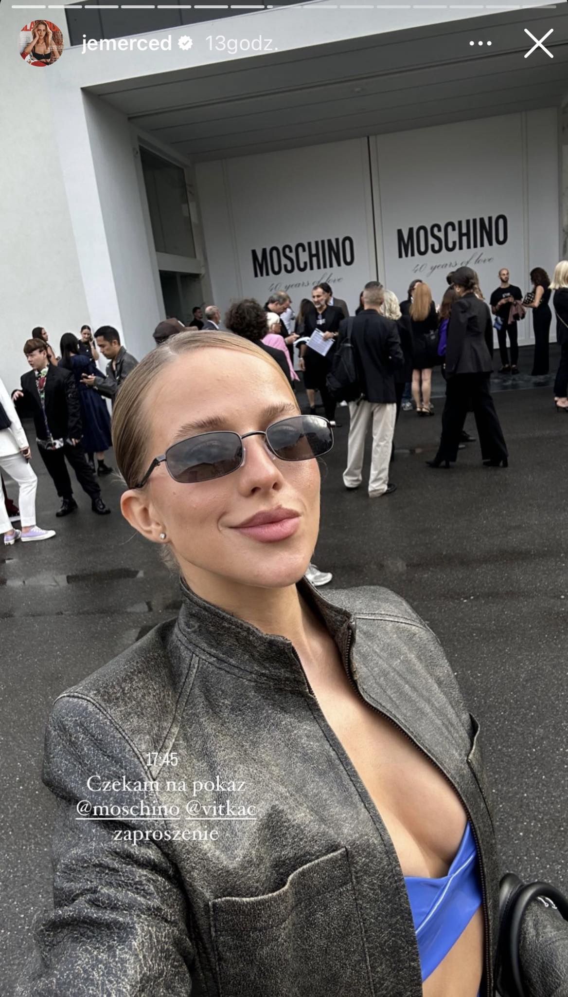 Jessica Mercedes szaleje na Fashion Weeku w Mediolanie 