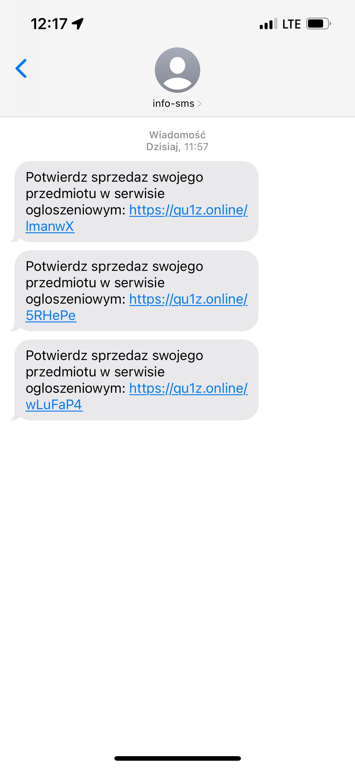 Seria fałszywych SMS-ów w telefonie czytelniczki