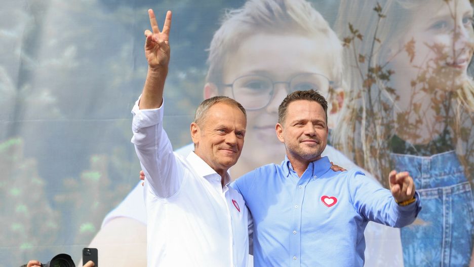 Marsz Miliona Serc. Donald Tusk i Rafał Trzaskowski