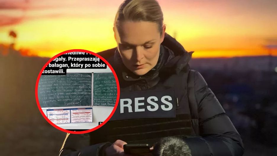 Korespondentka opublikowała wiadomość od Rosjan