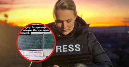 Dziennikarka ujawniła, co Rosjanie napisali do ukraińskich dzieci. Wiadomość zostawili na szkolnej tablicy