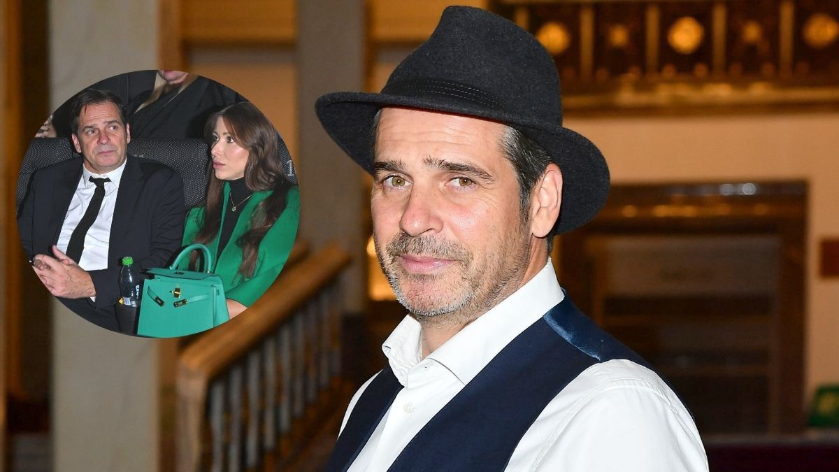 Paweł Deląg z ukochaną na premierze filmu