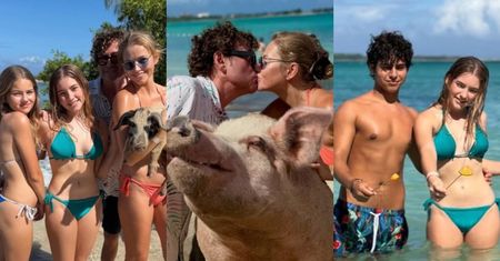 Agata Rubik w BIKINI na urlopie z córkami, mężem i chłopakiem 16-letniej Heleny. Fajna ekipa? (ZDJĘCIA)