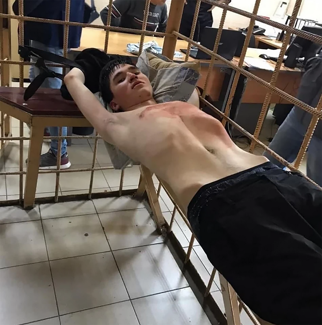 19-letni Ilnaz Galawijejew został aresztowany przez policję.