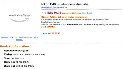 Kolejne przecieki w sprawie Nikona D400? 1