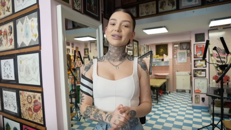 Marcysia Ryskała z Ekipy Friza zrobiła sobie tatuaż na twarzy