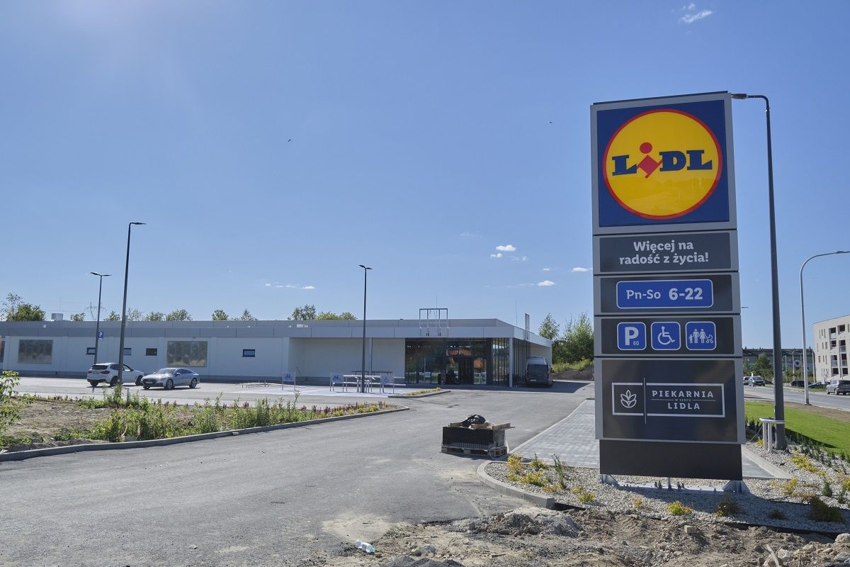 Lidl przy ul. Granata w Lublinie