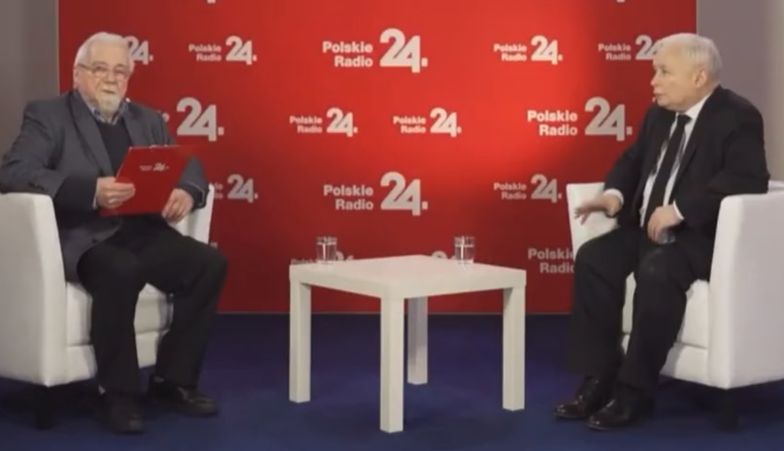 Kaczyński wyszeptał to na wizji. Wszystko się nagrało