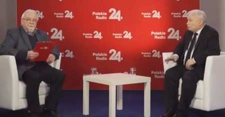 Kaczyński wyszeptał to na wizji. Wszystko się nagrało