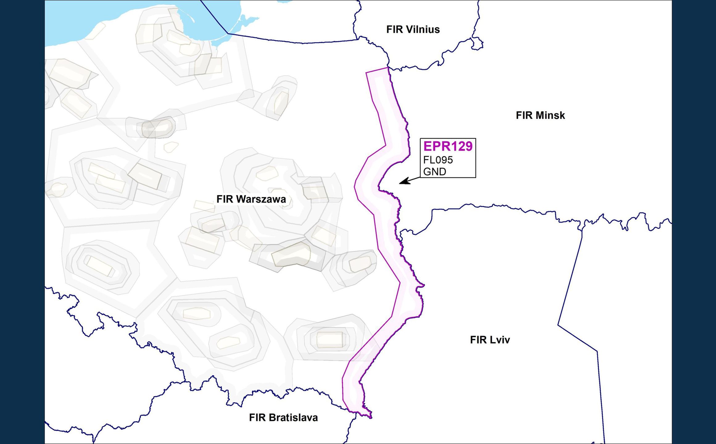 Ograniczenie ruchu lotniczego we wschodniej części Polski