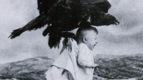 Ptak z dzieckiem