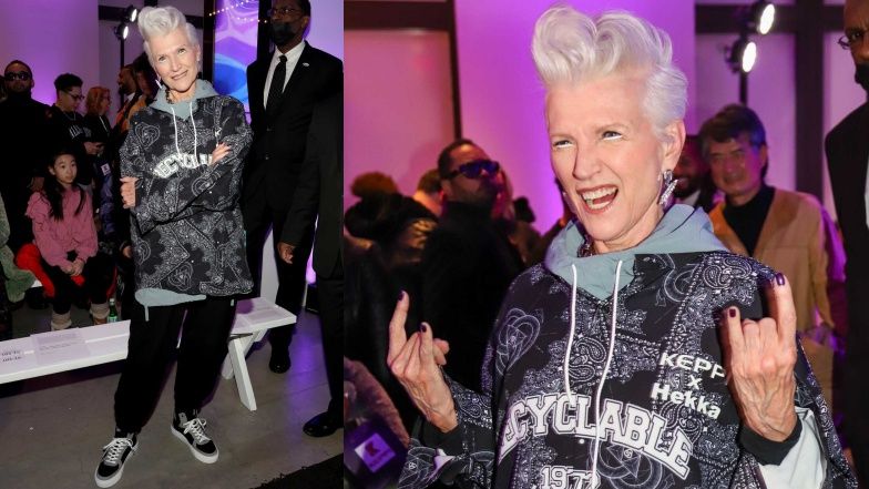 73-letnia mama Elona Muska na pokazie w Nowym Jorku