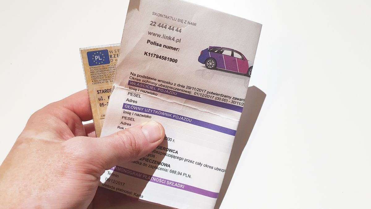 Polisa OC zależna od punktów karnych