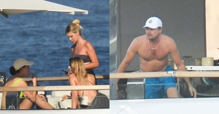 Leonardo DiCaprio EKSPONUJE KLATĘ na jachcie w towarzystwie młodych kobiet. Robi wrażenie? (ZDJĘCIA)