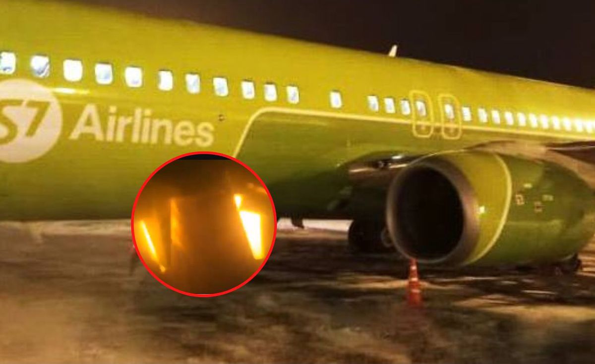 Boeing 737 lecący z Nowosybirska do Moskwy zapalił się tuż przed startem