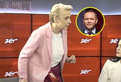 Nagle wstała z krzesła. Zaczęła naśladować Nawrockiego