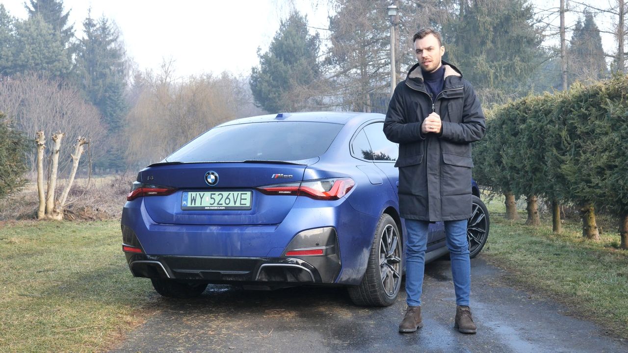 Test wideo: BMW i4 M50 – 544 KM i 3,9s do "setki". Oto pierwsze elektryczne M!