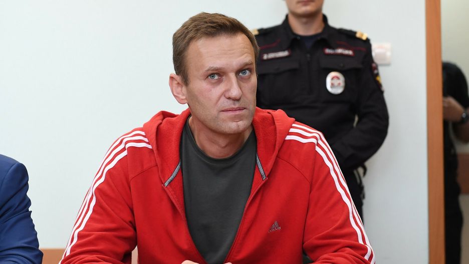 Aleksiej Nawalny w moskiewskim sądzie w 2019 r.