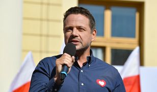 Ukradł początek marszu. Gorące wystąpienie Trzaskowskiego