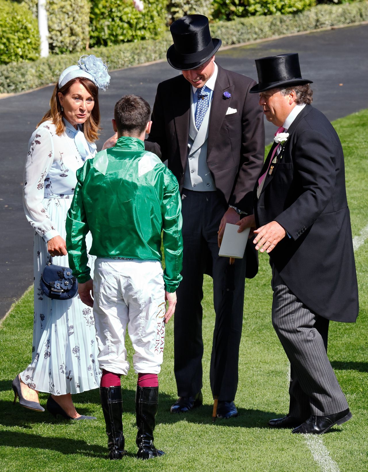 Prince William and Carole Middleton